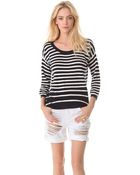Juicy Couture Peyton Stripe Sweater - Lyst