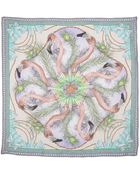 Matthew Williamson Flamingo Dna Silk Scarf - Lyst