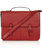Topshop Large Edge Paint Satchel - Lyst