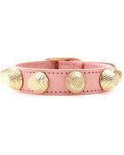 Balenciaga Giant Stud Leather Bracelet - Lyst