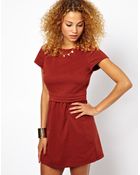 Glamorous Pleated Dress - Lyst