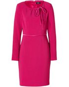Steffen Schraut Rome Velvet Bow Dress in Turmalin - Lyst