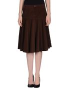 Y's Yohji Yamamoto Knee Length Skirt - Lyst