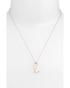 Kwiat Initial Pendant Necklace - Lyst