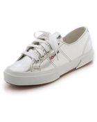 Superga Cotu Metallic Sneakers - Lyst