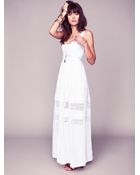 Free People Jills Limited Edition White Story Dress - Lyst