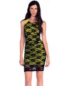 Donna Mizani Passion Lace Multi Strap Dress - Lyst