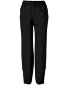 Fendi Silk-Blend Pants In Black - Lyst
