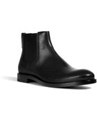 Jil Sander Leather Chelsea Boots in Black - Lyst