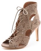 Joie Raquel Open Toe Booties - Lyst