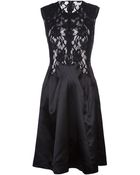 Nina Ricci Lace Back Dress - Lyst