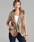 Joie Vest Andoni Knitted Fur - Lyst