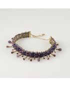 Lauren by Ralph Lauren Velvet Beaded Choker - Lyst