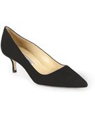 Manolo Blahnik Bb Suede Pumps - Lyst