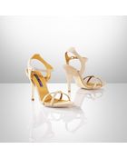 Ralph Lauren Collection Blesiana Suede Sandal - Lyst