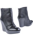 Ash Wedge Heels Ankle Boots - Lyst