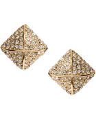 Asos Stone Pillow Earrings - Lyst
