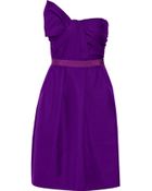 Giambattista Valli Draped Silk Dress - Lyst