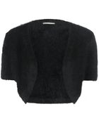 Michael Kors Fuzzy Knit Shrug - Lyst