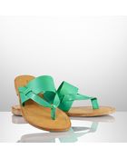 Ralph Lauren Iffingten Ii Vachetta Sandal - Lyst