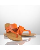 Ralph Lauren Iffingten Ii Vachetta Sandal - Lyst