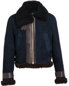 Acne Studios Shearling and Suede Jacket - Lyst