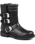 Kg Kurt Geiger Shout Leather Biker Boots - Lyst