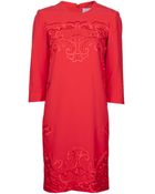Preen By Thornton Bregazzi Embroidered Dress - Lyst