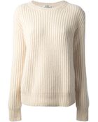 Acne Studios Ribbed Jumper - Lyst