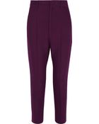 Haider Ackermann Cropped Wool-Blend Pants - Lyst
