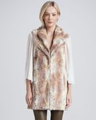 Alice + Olivia Alice Olivia Annistyn Long Faux-fur Vest - Lyst