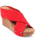 Lucky Brand Miller2 Wedge Sandals - Lyst