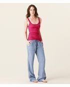 Michael Stars 2x1 Rib Boyfriend Tank - Lyst