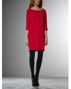 Patrizia Pepe Silk Short Dress - Lyst