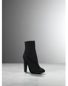 Patrizia Pepe Boot Suede Ankle Boot With Studs - Lyst