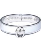 Tommy Hilfiger White Bangle - Lyst