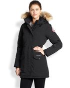 Canada Goose Fur-Trimmed Down-Filled Trillium Parka - Lyst