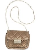 Michael Kors Sloan Small Quilted Shoulder Flap - Lyst