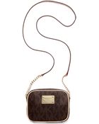 Michael Kors Mk Logo Crossbody - Lyst