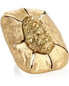 Oscar de la Renta Goldplated Ring - Lyst