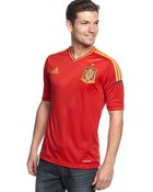 Adidas Spain Climacool Home Soccer Jersey - Lyst