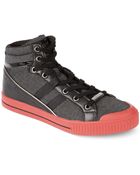 Guess Christian Hi Top Sneakers - Lyst