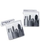 Kenneth Cole Printed Cityscape Cufflinks - Lyst