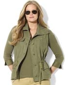 Lauren by Ralph Lauren Linen Drawstring waist - Lyst