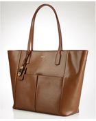 Lauren by Ralph Lauren Newbury Pocket Tote - Lyst