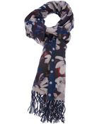 Paul Smith Floral Polka Dot Scarf - Lyst
