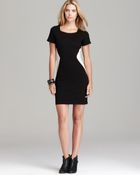 Pjk Patterson J. Kincaid Dress Leanette Leather Accent - Lyst