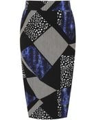 Topshop Matenity Animal Mix Tube Skirt - Lyst