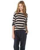 Chinti & Parker Sailor Stripe Cashmere Sweater - Lyst