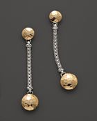 John Hardy Palu 18K Gold & Silver Linear Earrings - Lyst